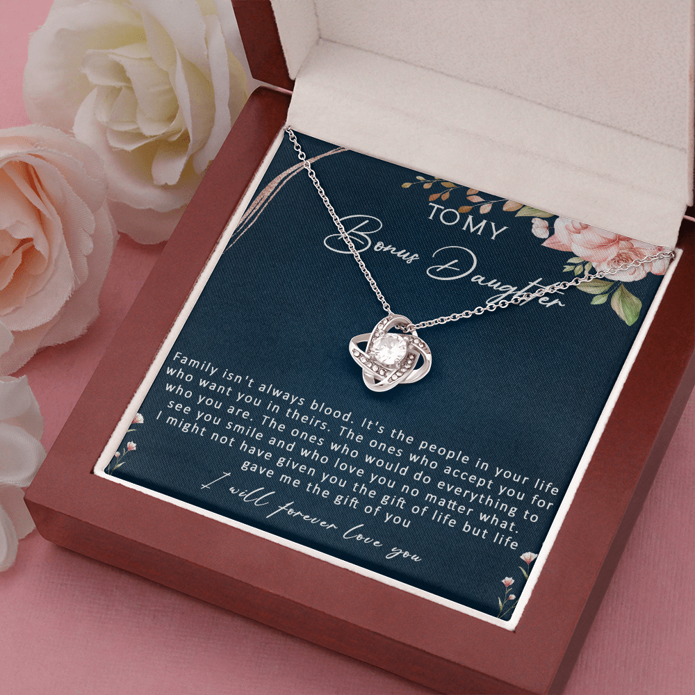 N359A To my Bonus Daughter Necklace, Bonus Daughter, Step Daughter Gift