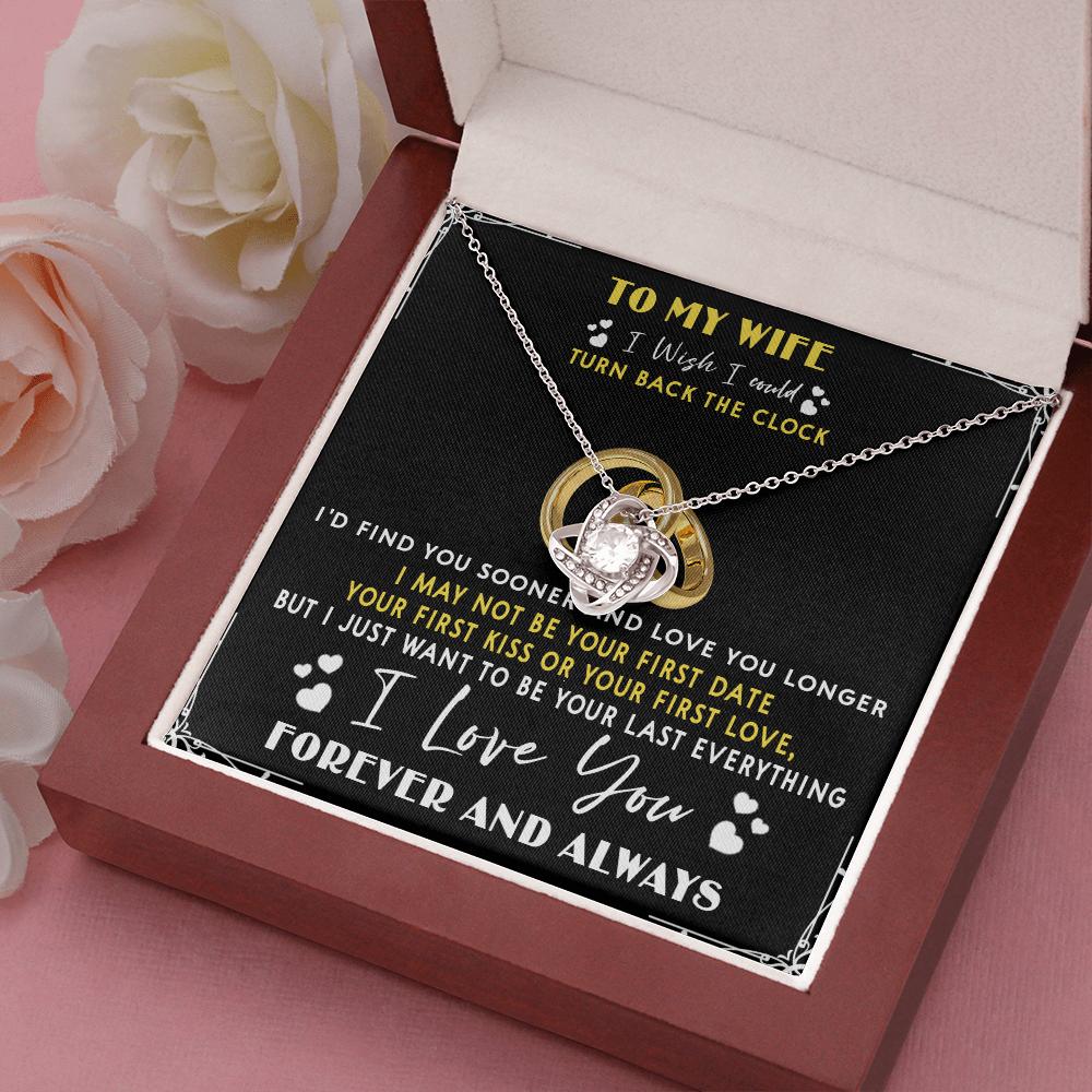428A To My Wife “Turn Back The Clock” Necklace Gift For Wife, Gift Birthday, Holiday