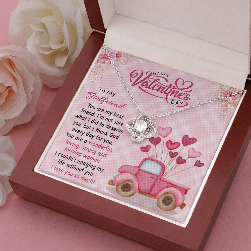 180A Valentine Gift To my Girlfriend, Necklace To my Girlfriend, I LOVE YOU SO MUCH