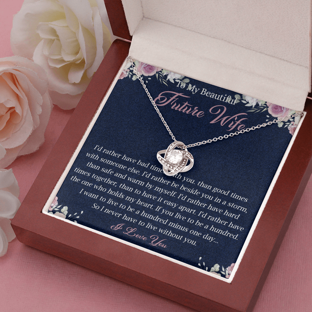 N363A To My Future Wife necklace, Future Wife Necklace Gift - Fiance Necklace Gift