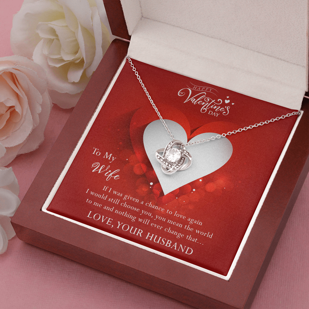 188A Necklace To My Wife, Necklace Perfect Gift for your Wife, I Always Choose You