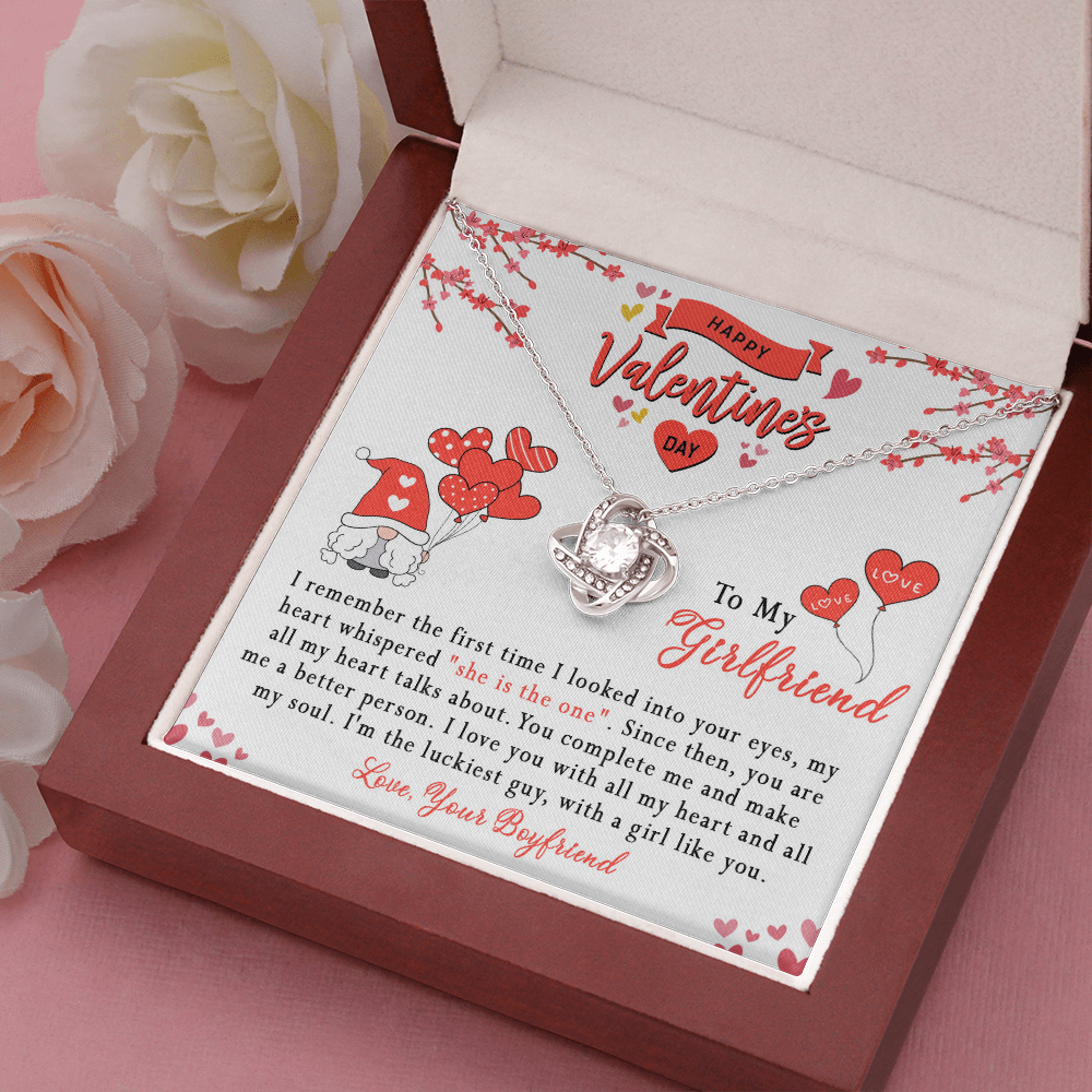 181A Girlfriend Necklace, Valentine Gift for your Girlfriend, Happy Valentine's Day