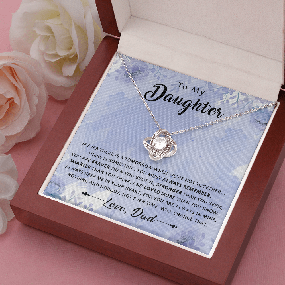 N362A To My Daughter Necklace, Daughter Father Necklace, Daughter Gift from Dad