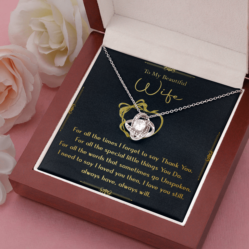N356A To My Wife Necklace, Gift For Wife, Anniversary Gift For Wife, Necklace For Wife
