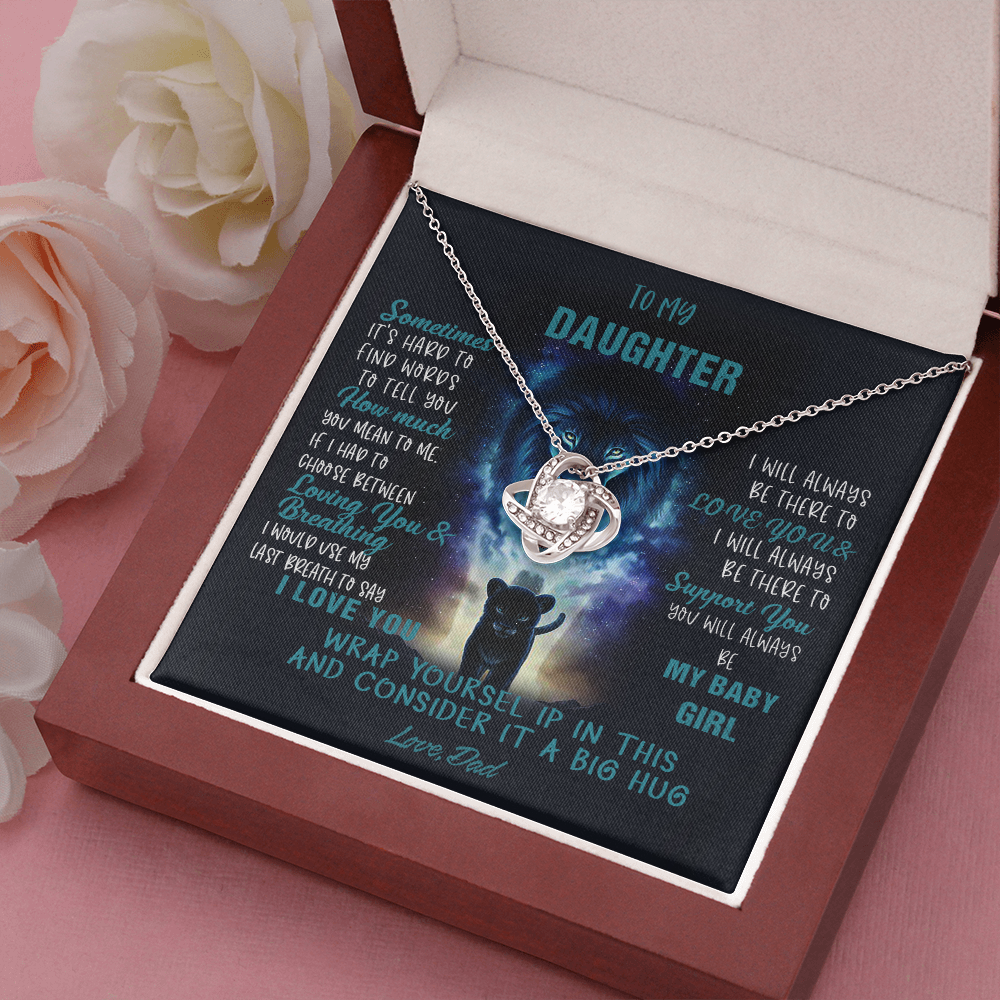 N350A To My Daughter Necklace, Daughter Father Necklace, Daughter Gift from Dad