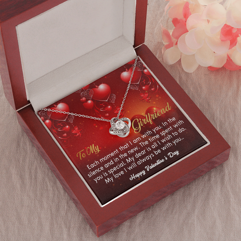 211A - Necklace To my Girlfriend, Valentine Gift for Women, Happy Valentine's Day Gift