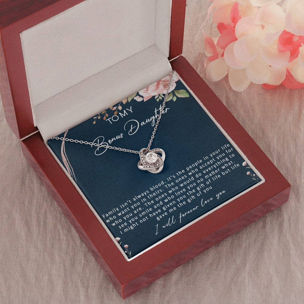 N359A To my Bonus Daughter Necklace, Bonus Daughter, Step Daughter Gift