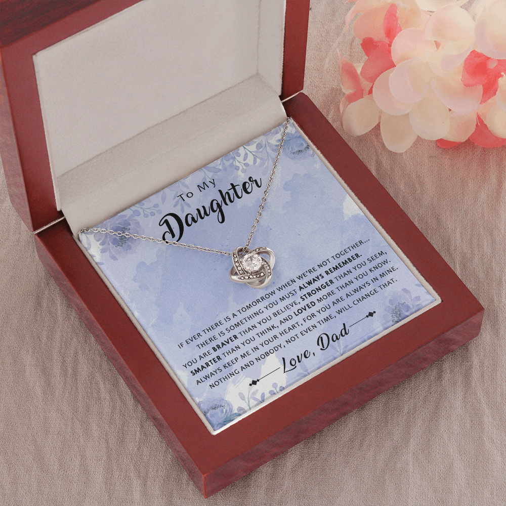 N362A To My Daughter Necklace, Daughter Father Necklace, Daughter Gift from Dad
