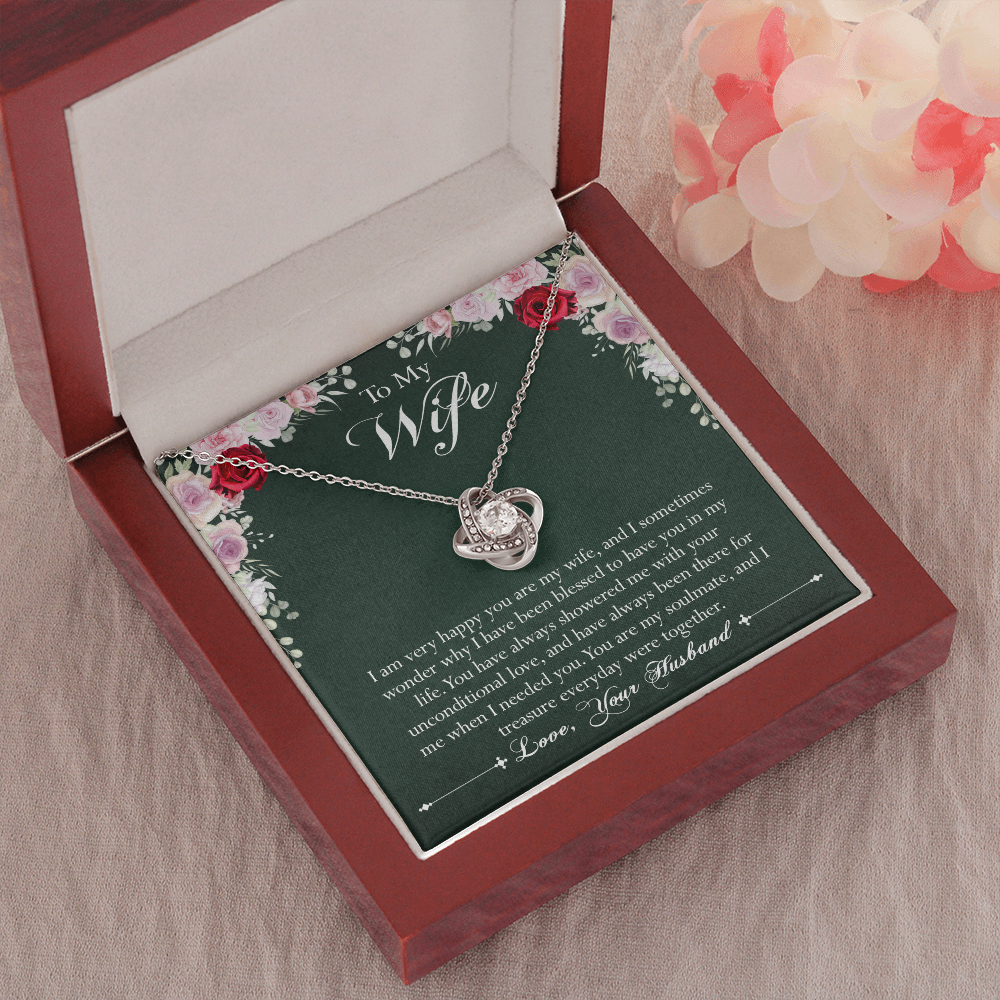 417A To My Wife Necklace Gift For Your Wife - Happy To Have You In My Life