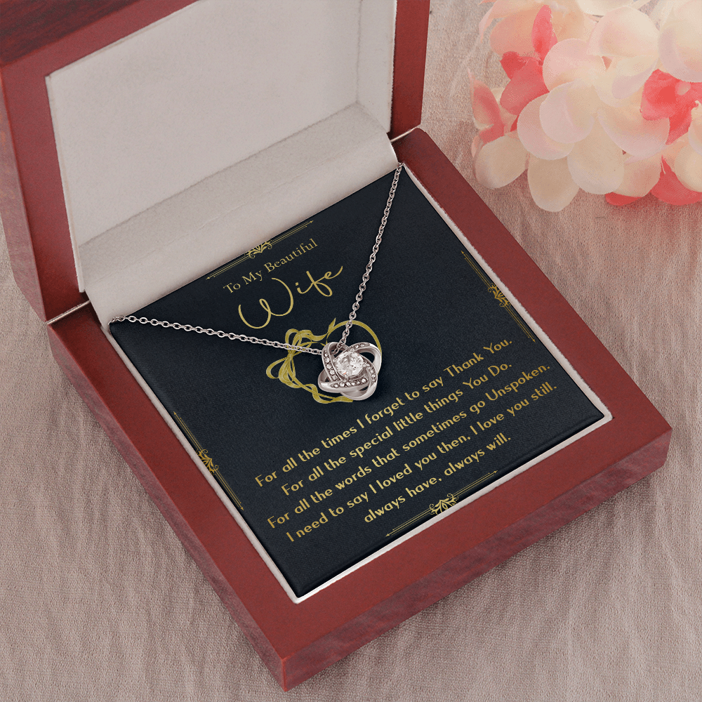 N356A To My Wife Necklace, Gift For Wife, Anniversary Gift For Wife, Necklace For Wife