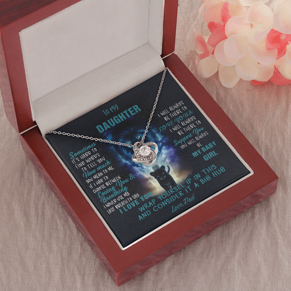 N350A To My Daughter Necklace, Daughter Father Necklace, Daughter Gift from Dad