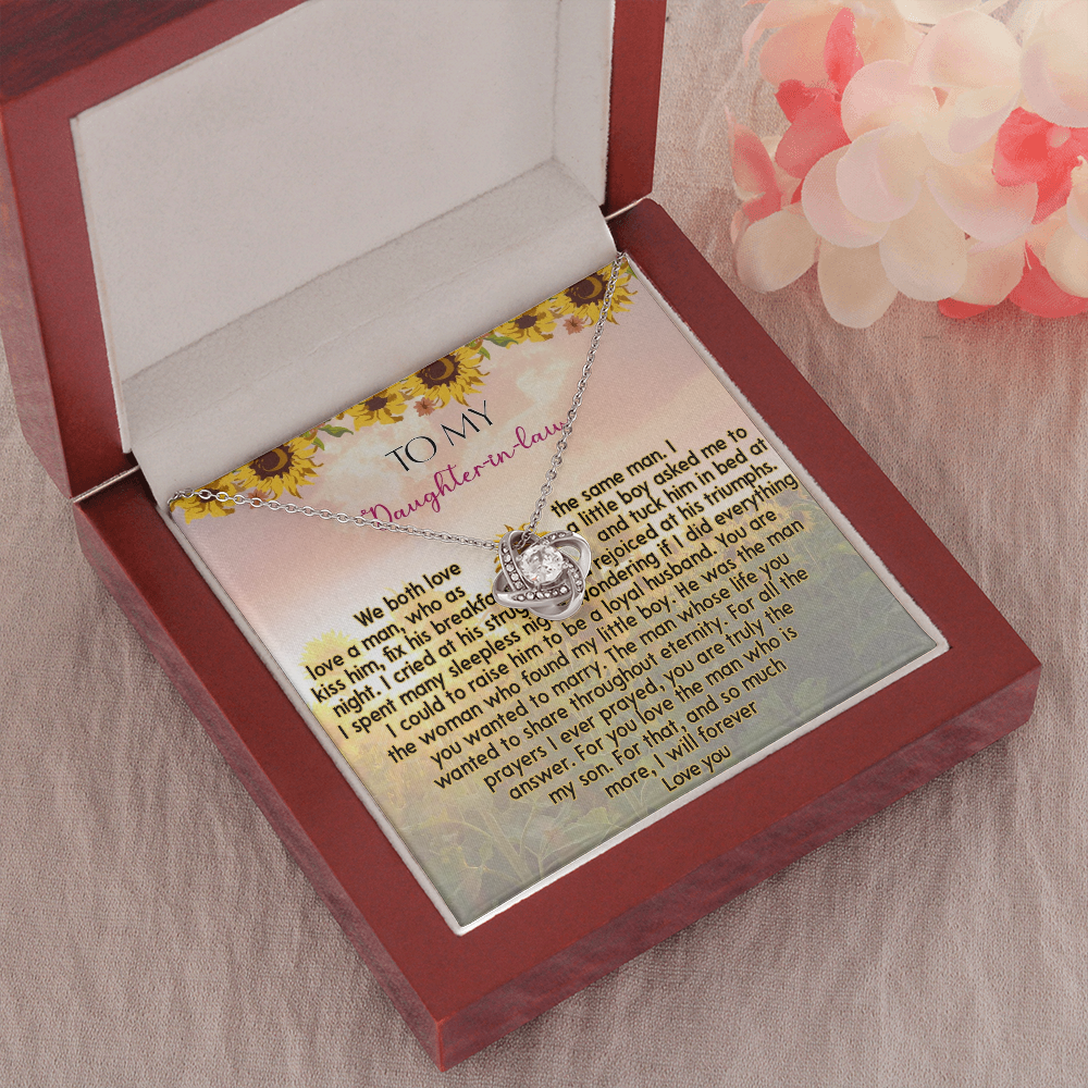 425A To My Daughter In Law Necklace from Mother In Law I Will Forever Love You