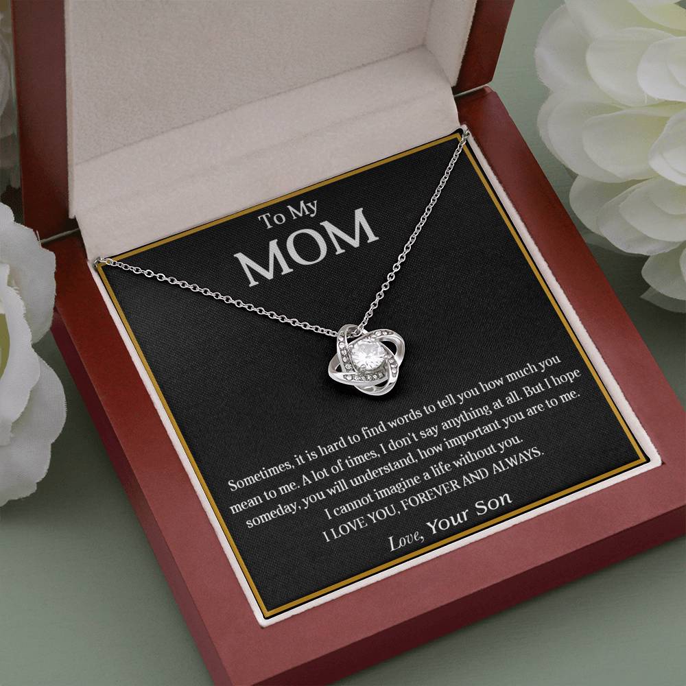 454 To My Mom Necklace, Mama, Gift From Son For Birthday, Xmas