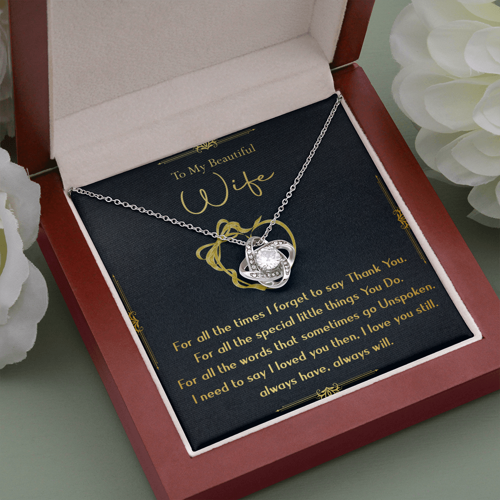 N356A To My Wife Necklace, Gift For Wife, Anniversary Gift For Wife, Necklace For Wife