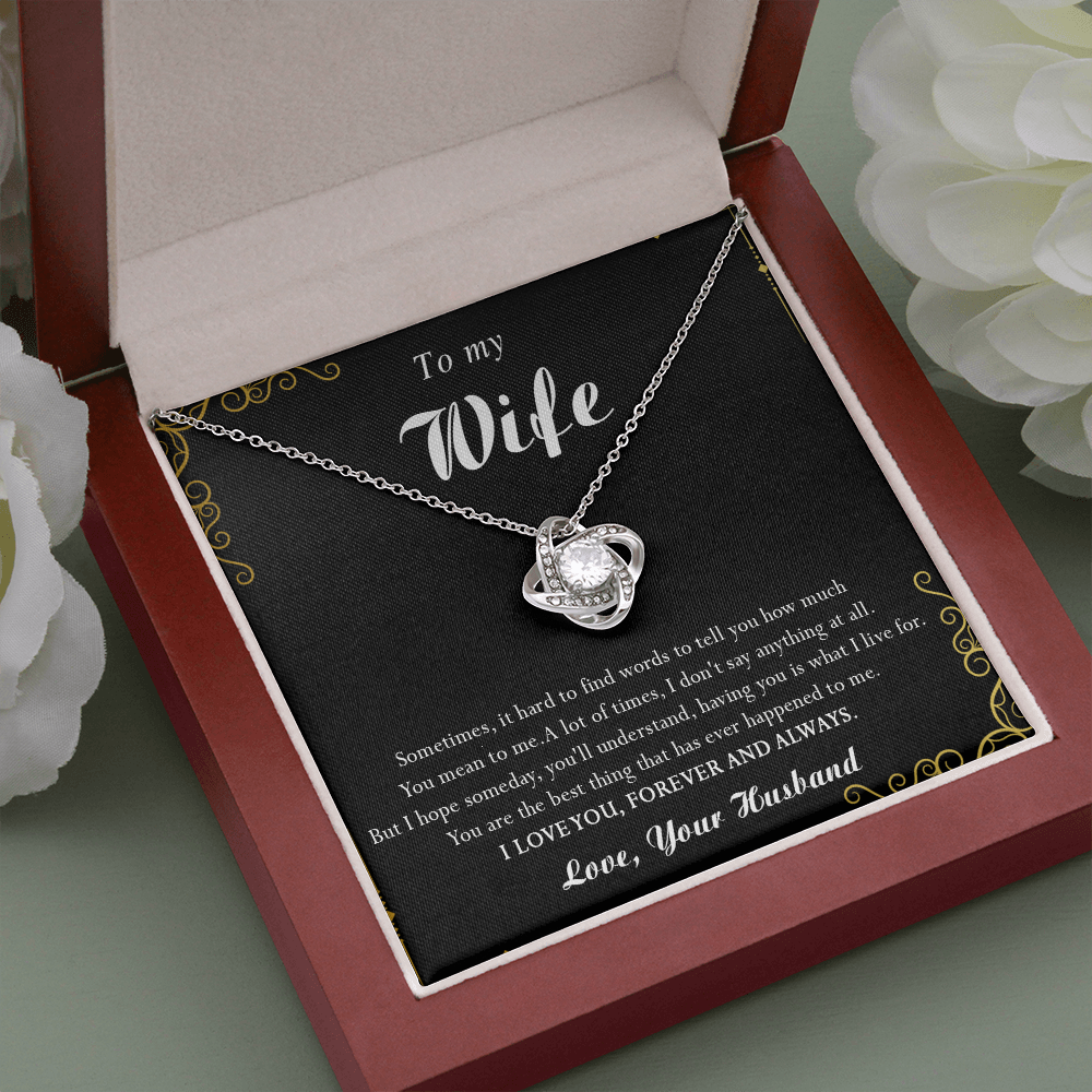 N357A To My Wife Necklace, Gift For Wife, Anniversary Gift For Wife, Necklace For Wife