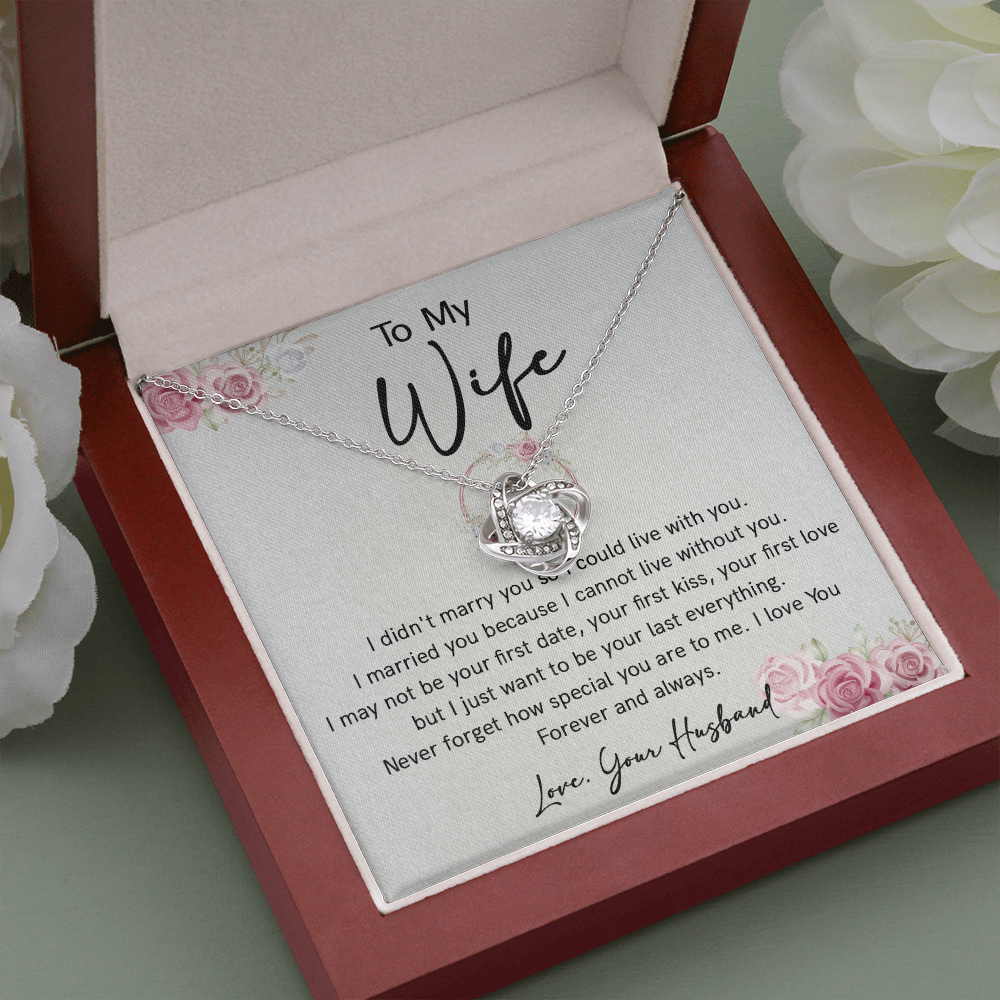 73A Necklace To Wife, Perfect Gift for Her From Husband, I LOVE YOU Forever & Always