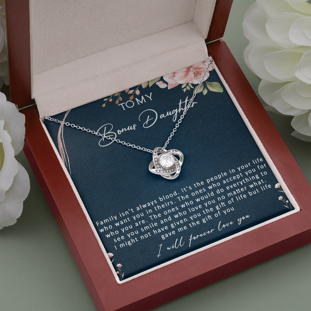 N359A To my Bonus Daughter Necklace, Bonus Daughter, Step Daughter Gift