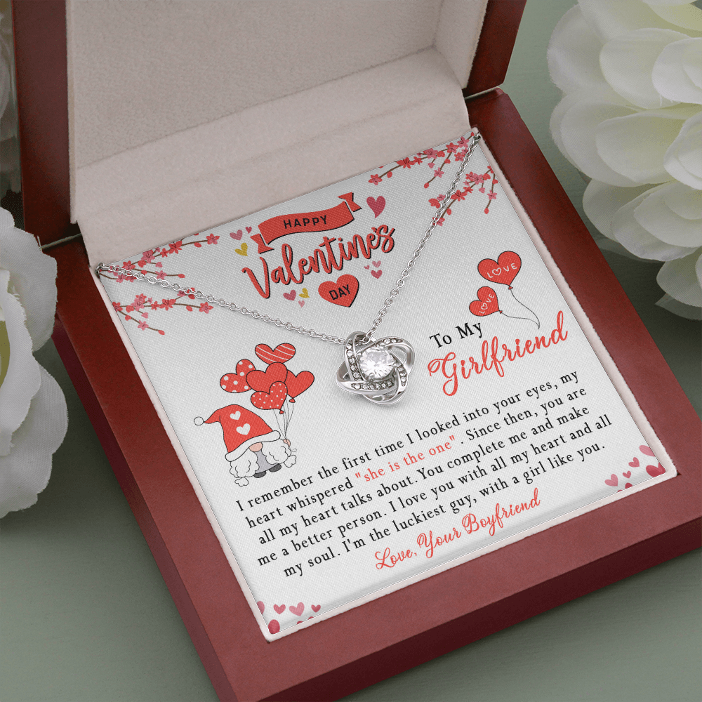 181A Girlfriend Necklace, Valentine Gift for your Girlfriend, Happy Valentine's Day