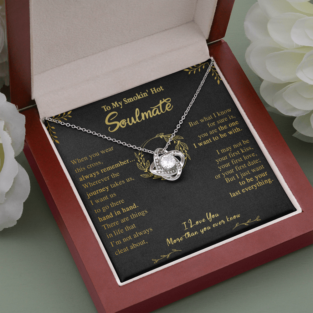 N355A To My Soulmate Necklace Engagement Anniversary Gift for Her Birthday