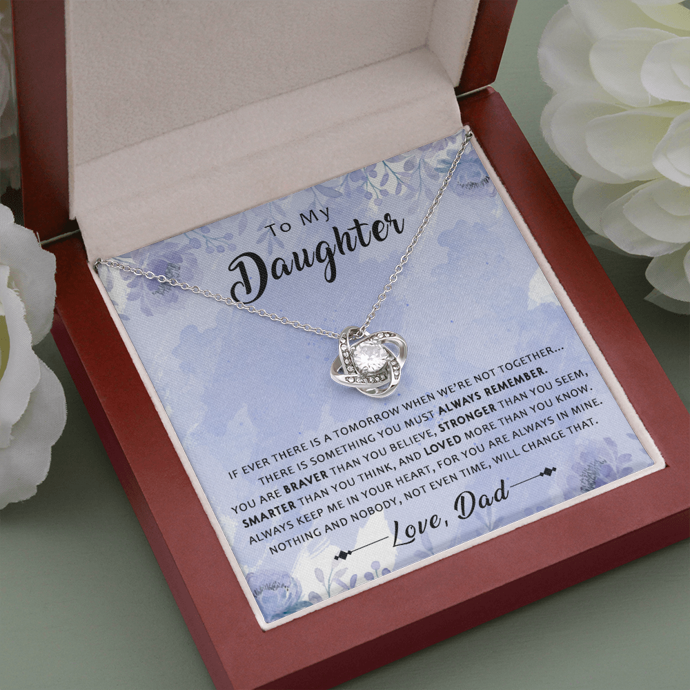 N362A To My Daughter Necklace, Daughter Father Necklace, Daughter Gift from Dad