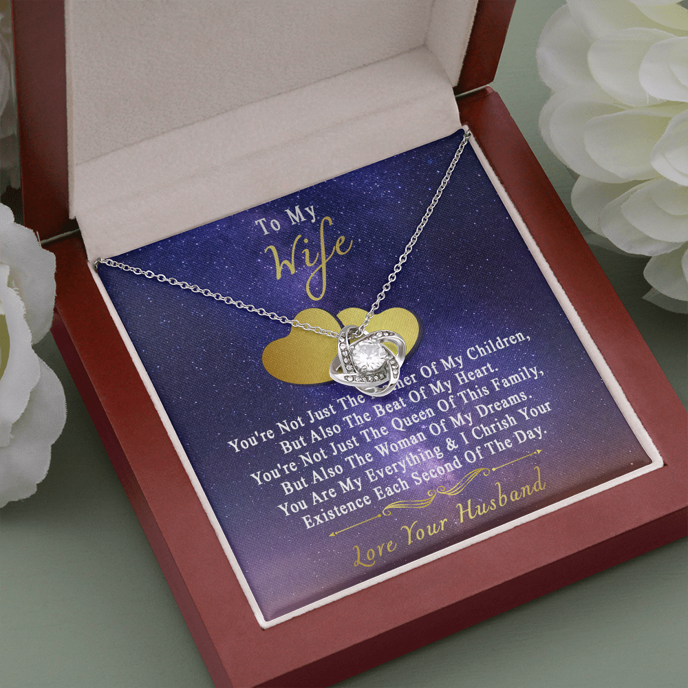 75A Necklace To My Wife, Perfect Gift for Her From Husband, I LOVE YOU Necklace Gift