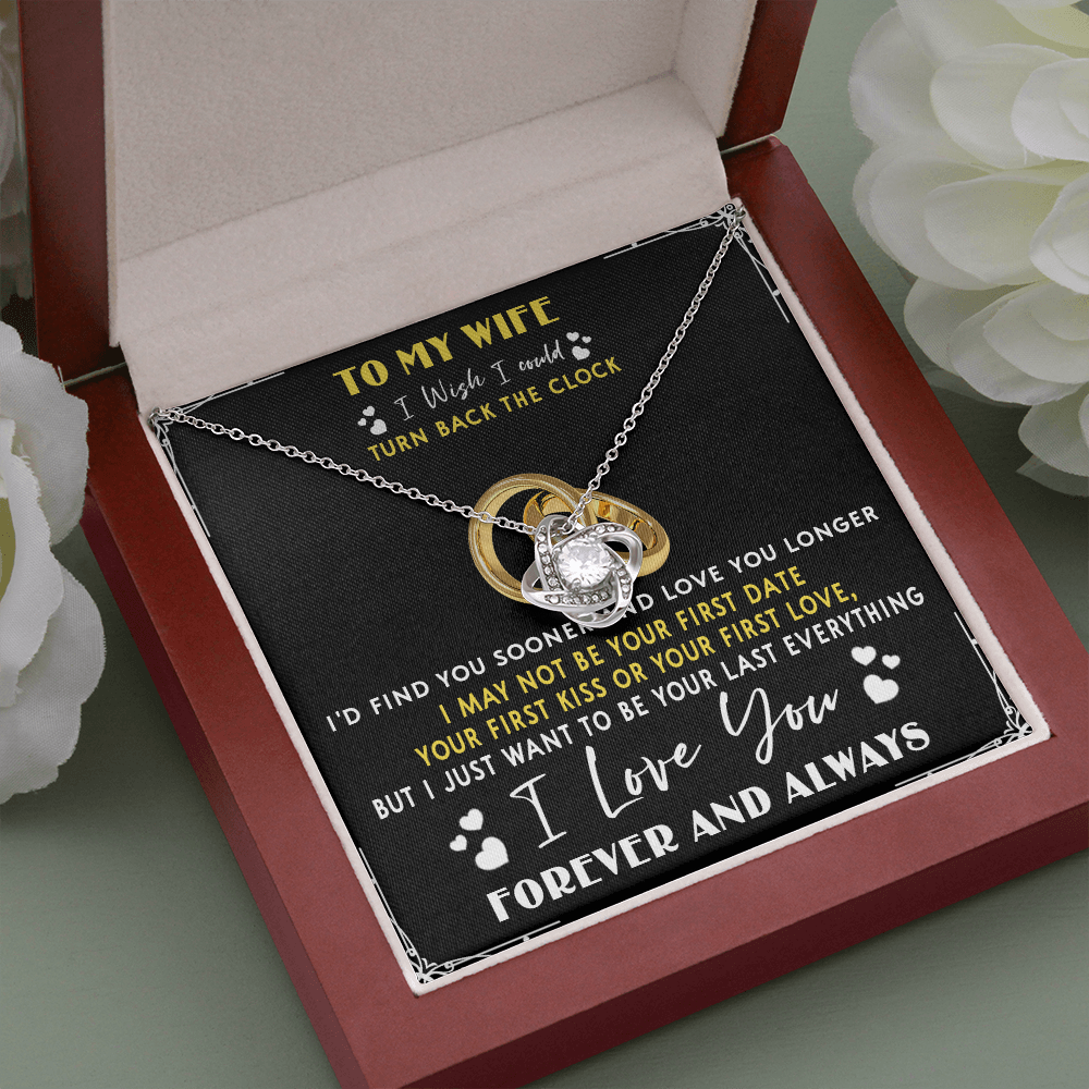 428A To My Wife “Turn Back The Clock” Necklace Gift For Wife, Gift Birthday, Holiday