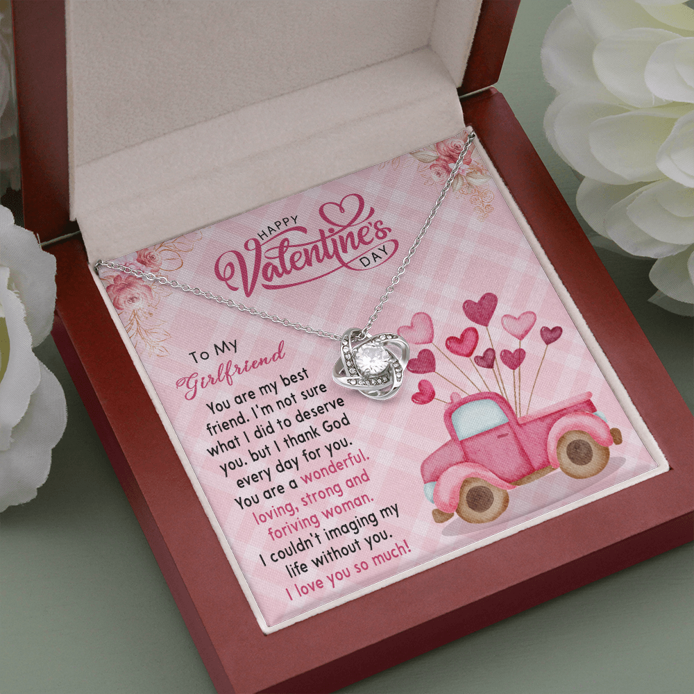 180A Valentine Gift To my Girlfriend, Necklace To my Girlfriend, I LOVE YOU SO MUCH