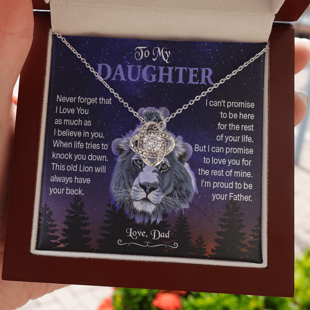 Necklace to my Daughter from Lion Dad