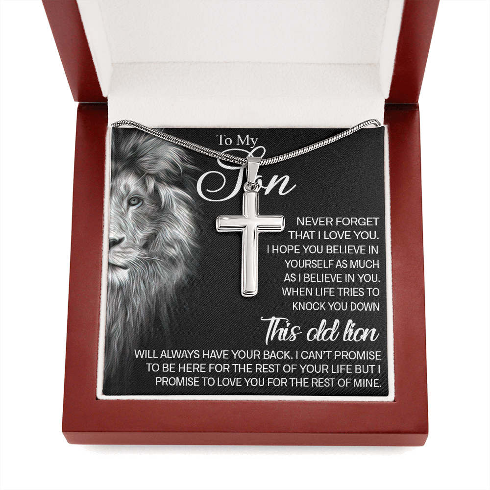 To My Son Necklace from Mom Gifts for Son Birthday 438